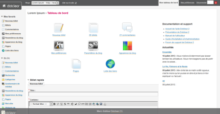 documentation - découvrir - bureau d'administration - 2.5